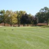 A view of a green flanked by bunkers at Cherokee Ridge Golf Course.
