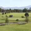 A view of the 7th green and the driving range at Lincoln Park Golf Course.