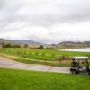 A view of the driving range at Red Rocks Country Club.