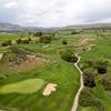 Aerial view of the 6th green at Bear Creek Golf Club