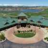 Aerial view of the clubhouse at Todd Creek Golf Club