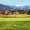 A view of a hole from The Country Club of Colorado at Cheyenne Mountain Resort.