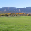 A sunny day view of a hole at Adobe Creek National Golf Course.