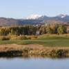 A view of green #16 at Grand Elk Golf Course.