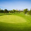 A view of a green at Denver City Park Golf Course.