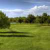 View of the 16th green at Aurora Hills Golf Course.