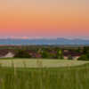 View of the 3rd green at Saddle Rock Golf Course.