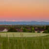 View of the 3rd green at Saddle Rock Golf Course.