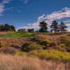 View of the 5th green at Saddle Rock Golf Course.