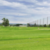 A view of the driving range at Cheyenne Shadows Golf Course.