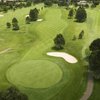 Aerial view of hole #2 at Colorado Springs Country Club