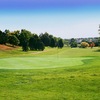 A view of green #18 at Valley Hi Municipal Golf Course