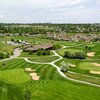 Aerial view of the clubhouse at Bear Creek Golf Club