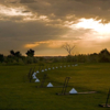 A view of the driving range at Green Valley Ranch Golf Club