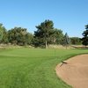 A view of green #13 at Overland Golf Course