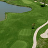 Aerial view of the 5th hole at Broken Tee Englewood Golf Course