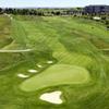 Aerial view of green #10 at Meridian Golf Club