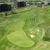 Aerial view of the 18th hole at Meridian Golf Club