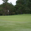 A view of the 5th green at Raccoon Creek Golf Course