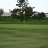A view of green #3 at Raccoon Creek Golf Course