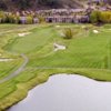 Aerial view from the Country Club of the Rockies.