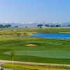 View of the puttin green at Todd Creek Golf Club