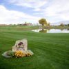 A view of hole #4 sign at Highland Meadows Golf Course