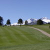 A view of a fairway at Estes Park Golf Course