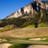 A view of a green at Crested Butte Country Club