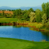 View of a green and pond at Thorncreek Golf Club