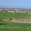 A view from a tee at Walking Stick Golf Course