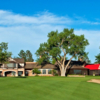 A view of the clubhouse at Cherry Hills Country Club
