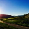 View from the 1st tee box at Golf Granby Ranch