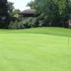 A sunny day view of a green at Colorado Springs Country Club