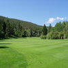 A view of the 18th fairway at EagleVail Golf Club.