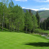 A view of green #16 at Eagle Vail Golf Club