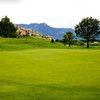 A view of the 1st green at Pine Creek Golf Club