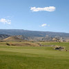 A view of the 9th hole at Devil's Thumb Golf Club