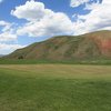 A view of the practice chipping green at Granby Ranch