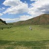 A view of the driving range at Granby Ranch