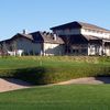 A view of the 18th hole with clubhouse in background at Antler Creek Golf Course