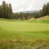 A view of green #2 at Mountain Course from Glacier Club.
