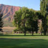 A sunny day view from Glenwood Springs Golf Club.