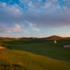 A view of the 7th green at Ballyneal Golf & Hunt Club.