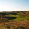 A view of the 8th green at Ballyneal Golf & Hunt Club.
