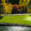 A fall day view of a hole at Valley Course from Glacier Club.