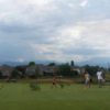 A view of the practice putting green at Ute Creek Golf Course.