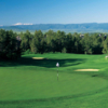 A sunny day view of a hole from The Ridge at Castle Pines North.