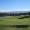 A view of the 16th green from The Ridge at Castle Pines North.