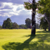 A sunny day view of a fairway at Monte Vista Country Club.
